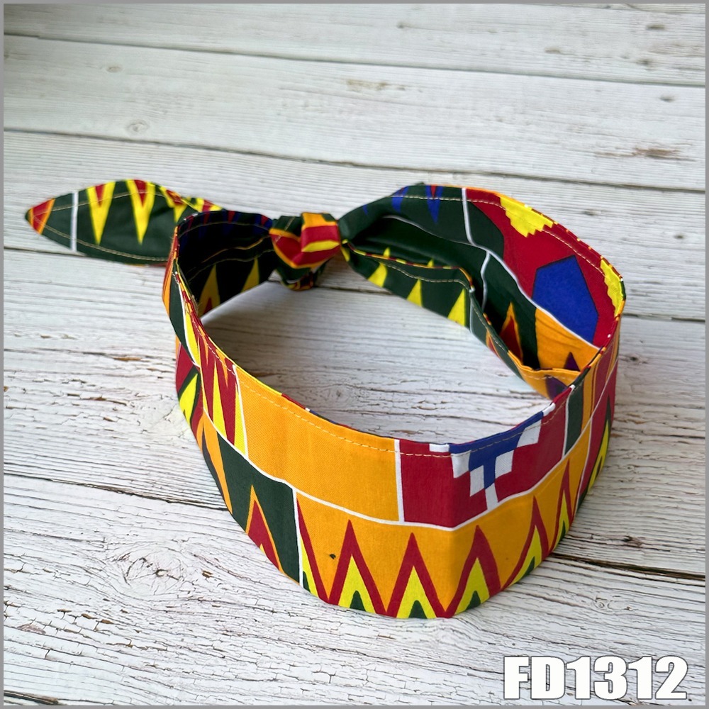 非洲花布髮帶(無鋼絲)百變造型 民族風 可自行造型-規格圖8