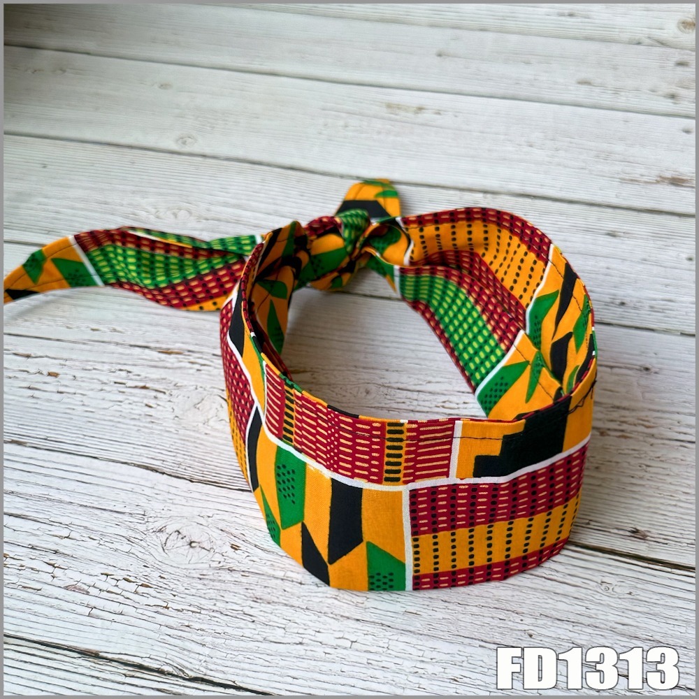 非洲花布髮帶(無鋼絲)百變造型 民族風 可自行造型-規格圖8