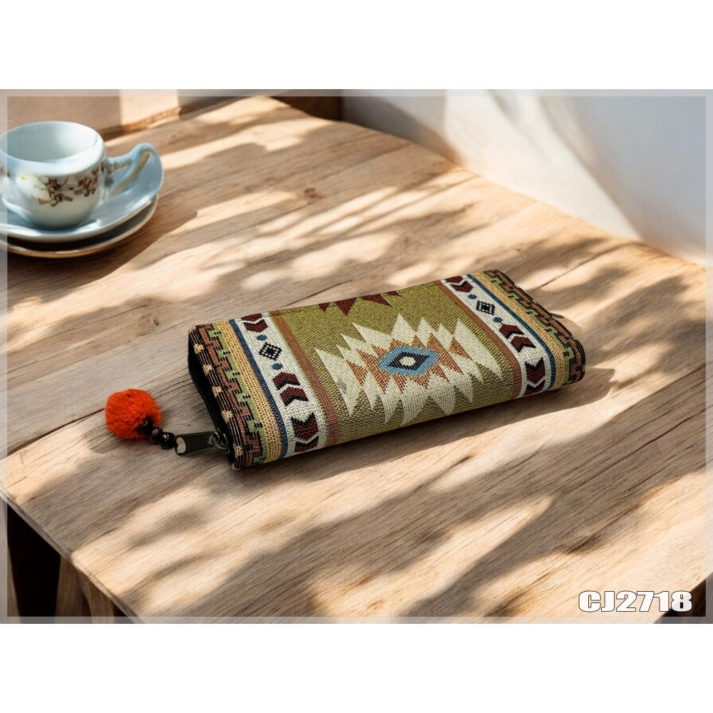 清邁織布立體長夾 泰北少數民族 手工布夾 波西米亞手工 戀戀異國風 現貨不用等-細節圖4