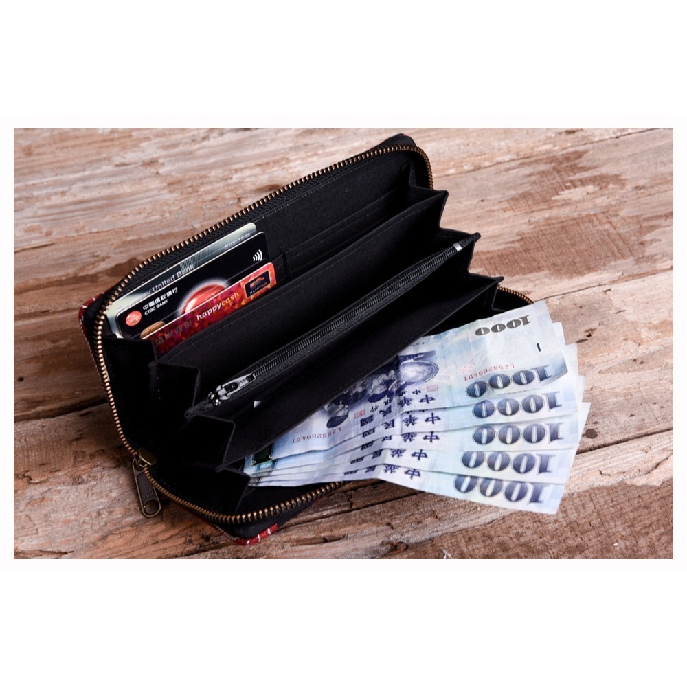 清邁織布立體長夾 泰北少數民族 手工布夾 波西米亞手工 戀戀異國風 現貨不用等-細節圖8