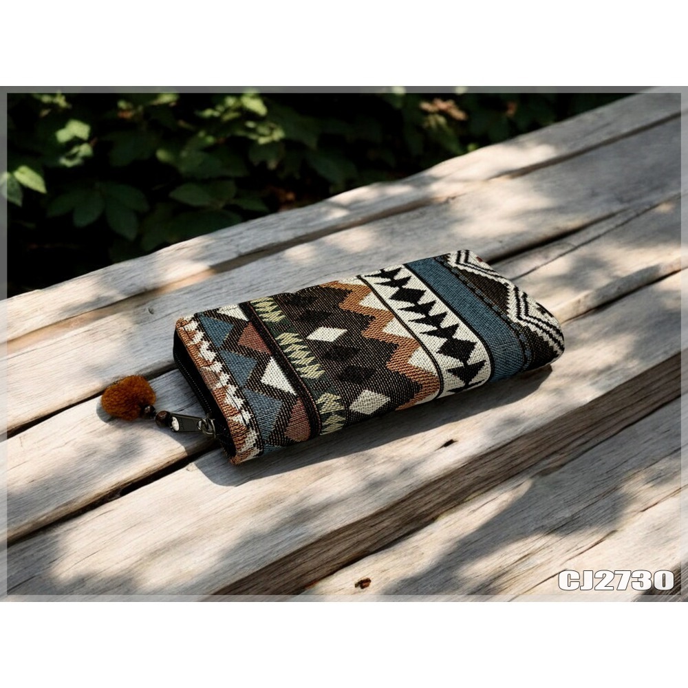 清邁織布立體長夾 泰北少數民族 手工布夾 波西米亞手工 戀戀異國風 現貨不用等-規格圖8