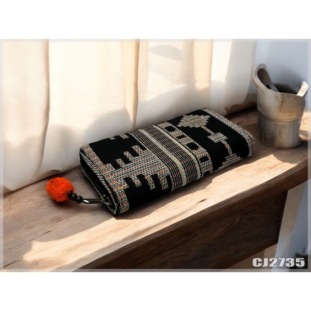 清邁織布立體長夾 泰北少數民族 手工布夾 波西米亞手工 戀戀異國風 現貨不用等-規格圖8