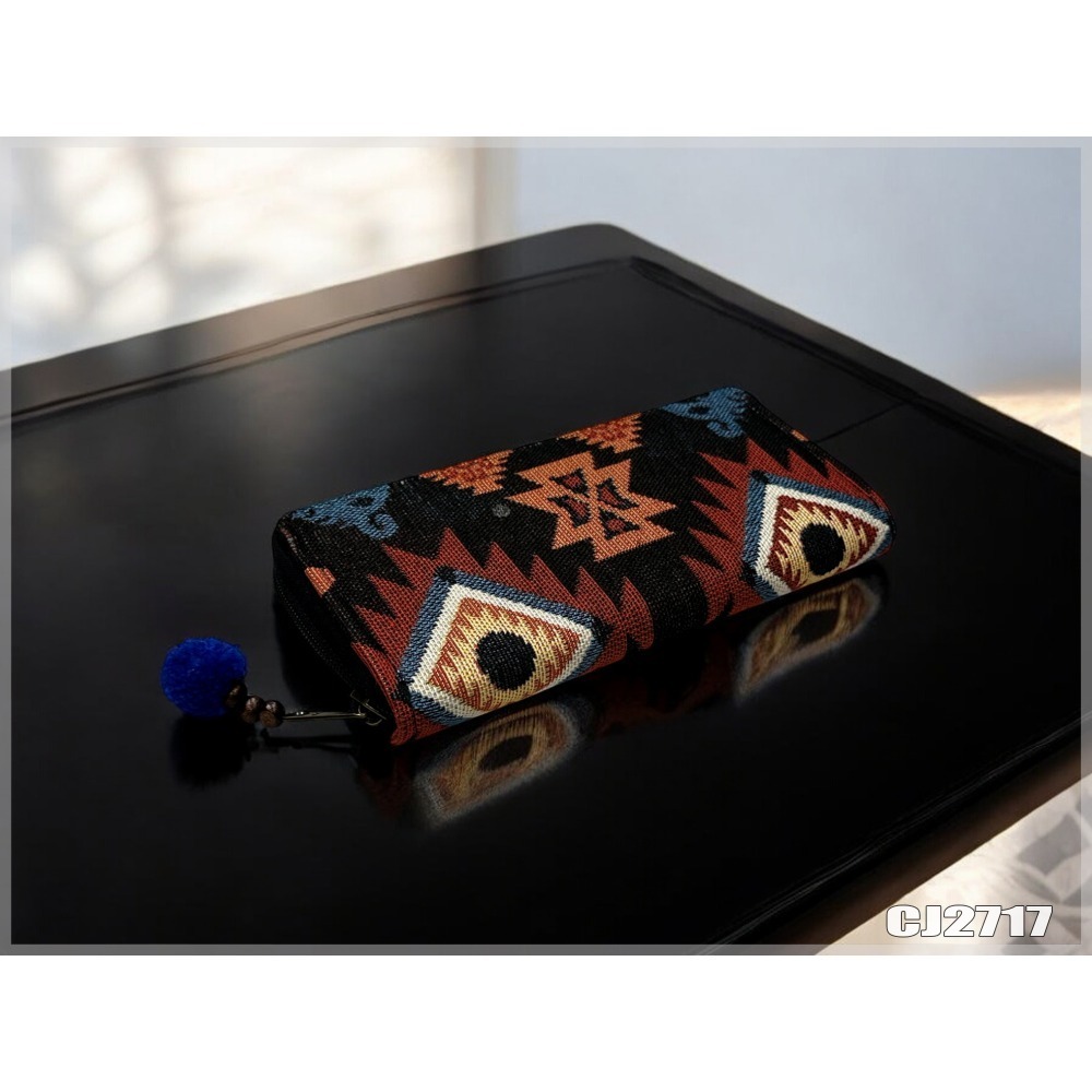 清邁織布立體長夾 泰北少數民族 手工布夾 波西米亞手工 戀戀異國風 現貨不用等-規格圖8