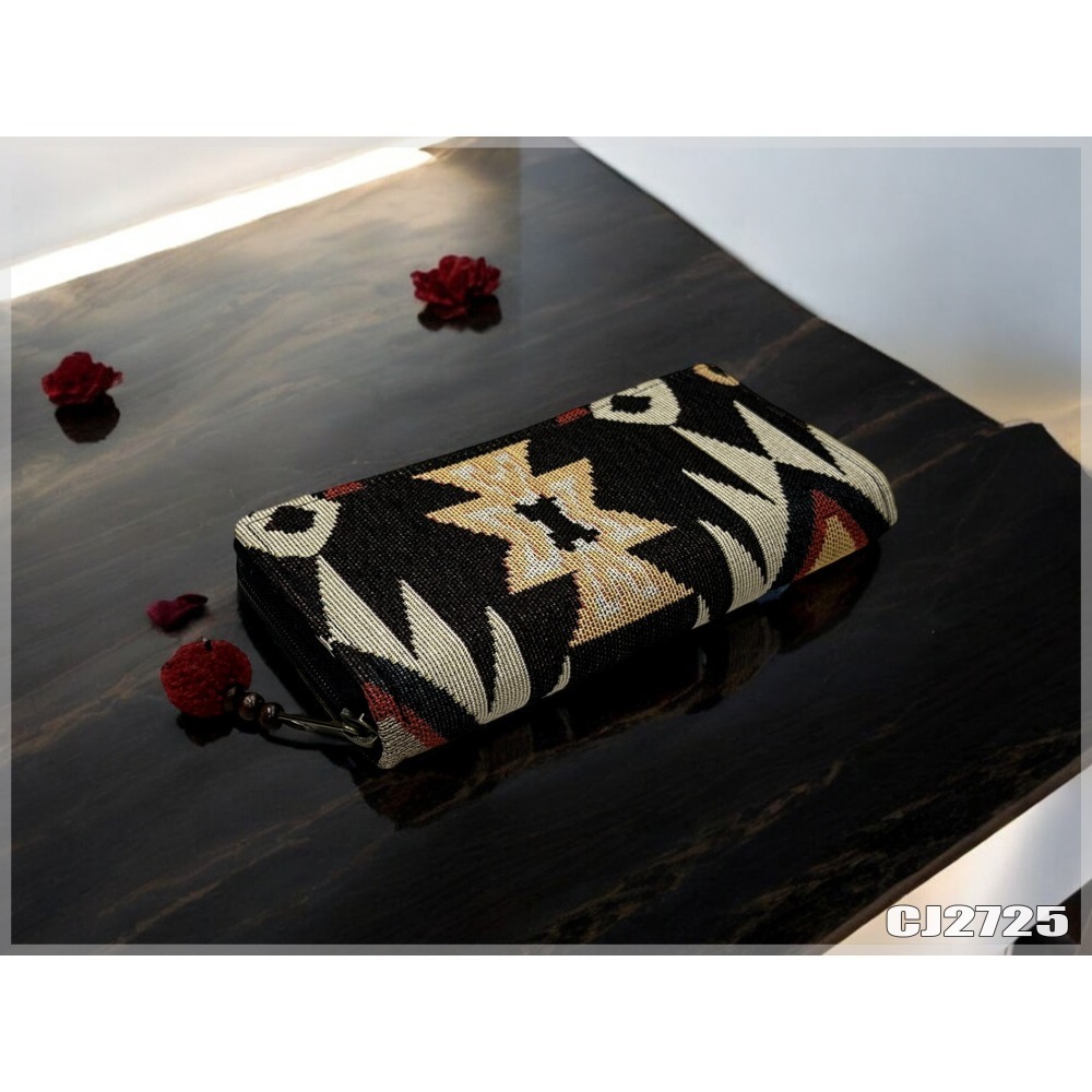 清邁織布立體長夾 泰北少數民族 手工布夾 波西米亞手工 戀戀異國風 現貨不用等-規格圖8