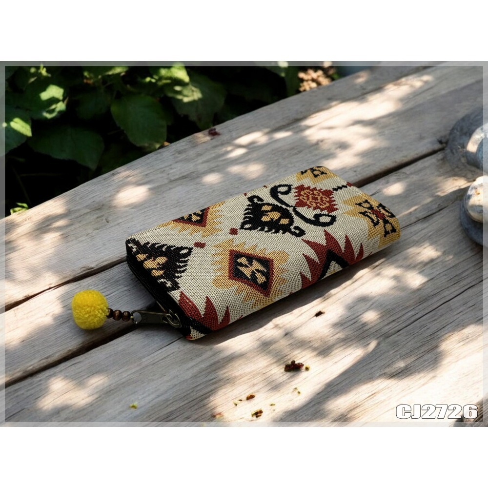 清邁織布立體長夾 泰北少數民族 手工布夾 波西米亞手工 戀戀異國風 現貨不用等-規格圖8