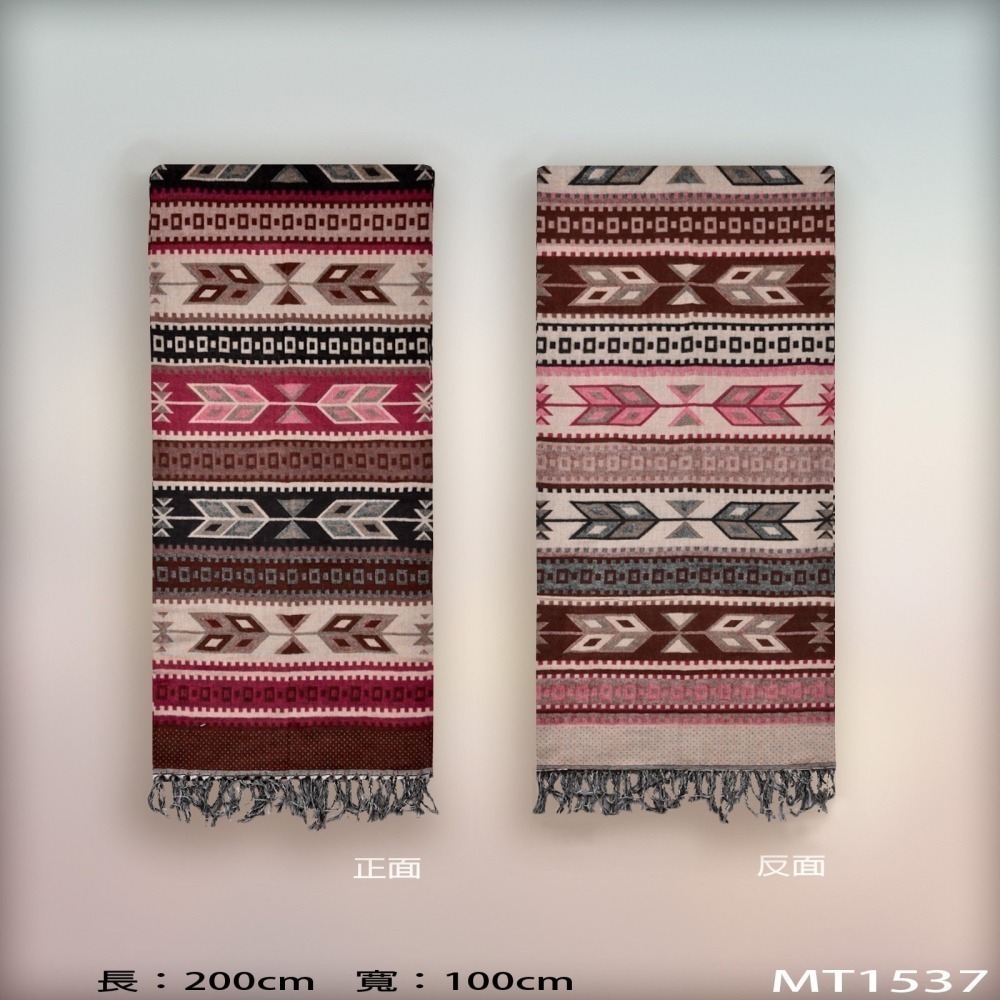 印度混羊毛圍巾 觸感柔軟 冬季保暖—印度天方夜毯|圍繞幸福—-細節圖7