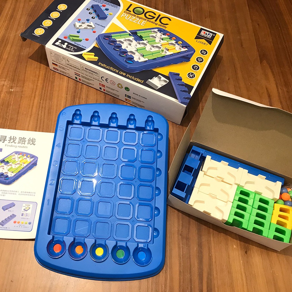下單贈小禮⚡益智百變路線 尋找路線 找路迷宮 兒童桌遊 滾珠路線 益智拼圖 迷宮拼圖 思維滾珠滾球迷宮邏輯培養幼兒教具-細節圖6