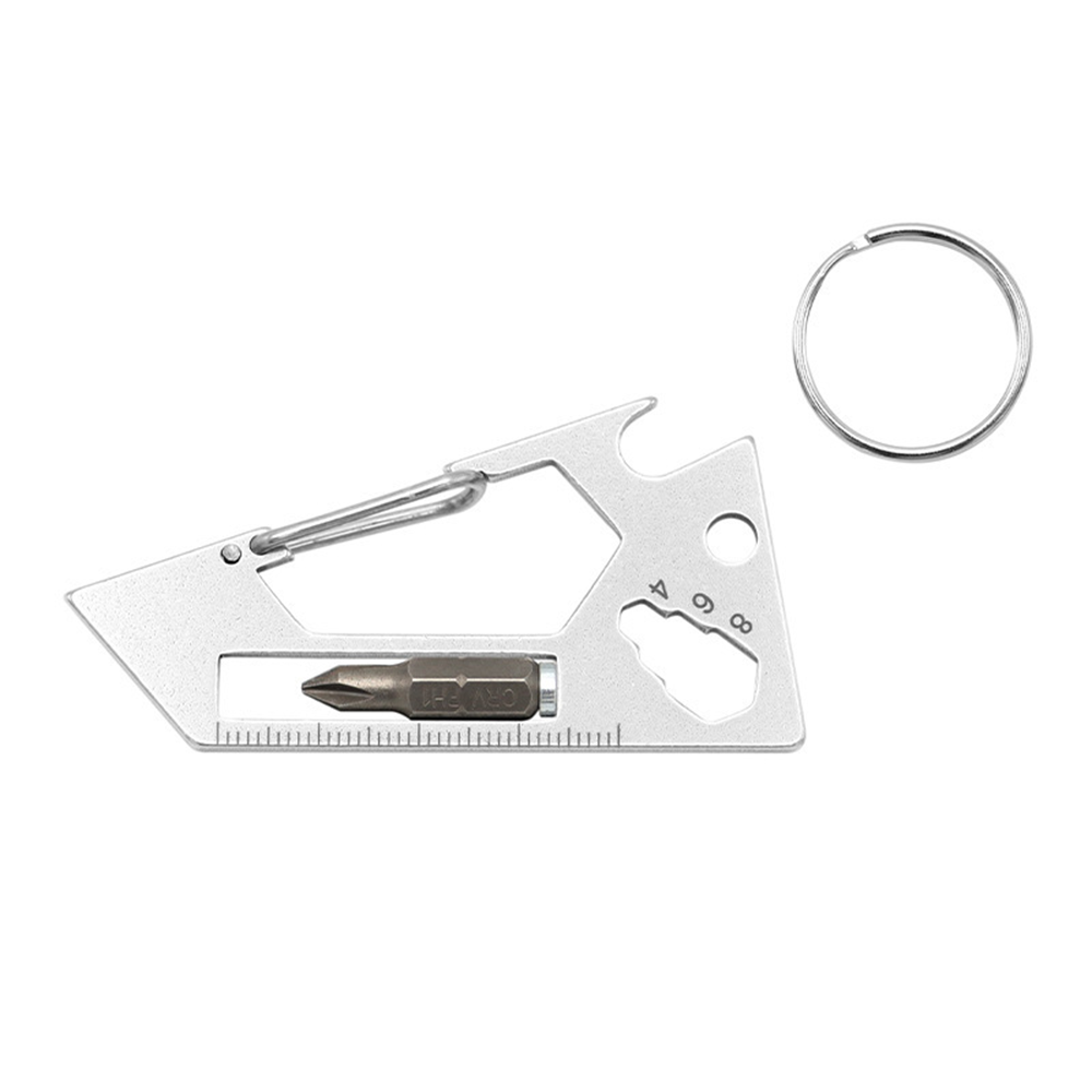 多功能工具鎖匙圈⚡️邦妮【現貨速出】六角扳手 多功能鑰匙硬幣吊飾 小刀 螺絲工具 硬幣刀 螺絲起子 掛飾 鑰匙圈吊飾-規格圖10