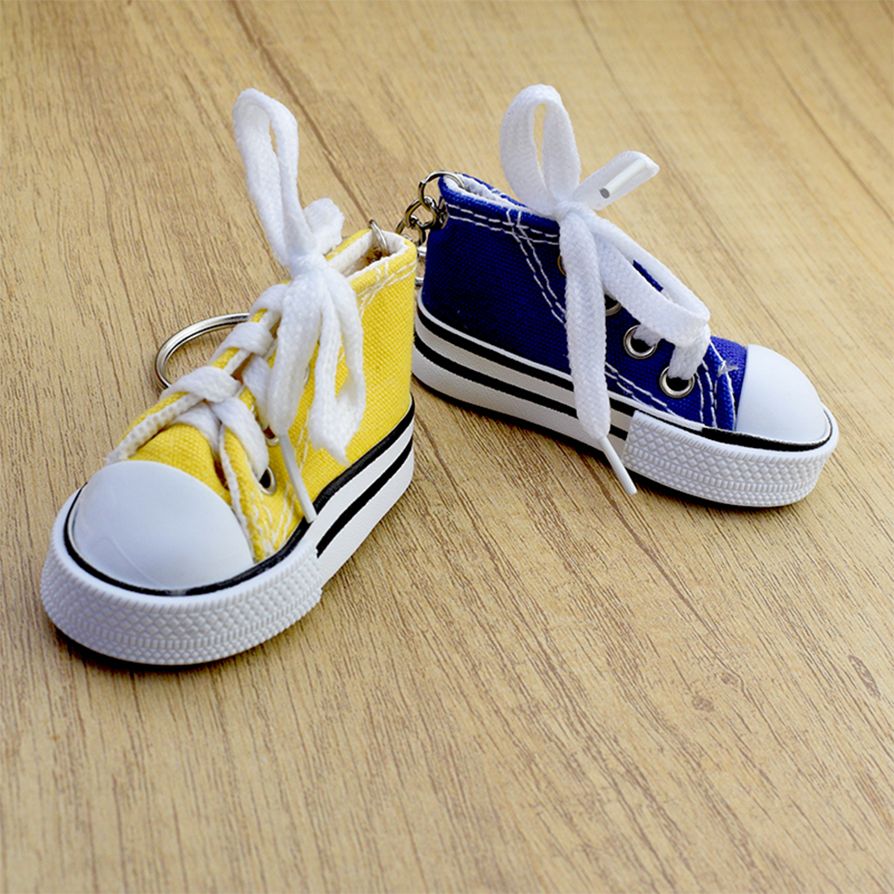 帆布鞋鎖匙圈⚡️邦妮【台灣現貨】經典帆布鞋 個性 鑰匙圈 迷你鞋 小鞋 造型鑰匙圈 可愛 迷你 帆布 鑰匙扣 潮流-細節圖4