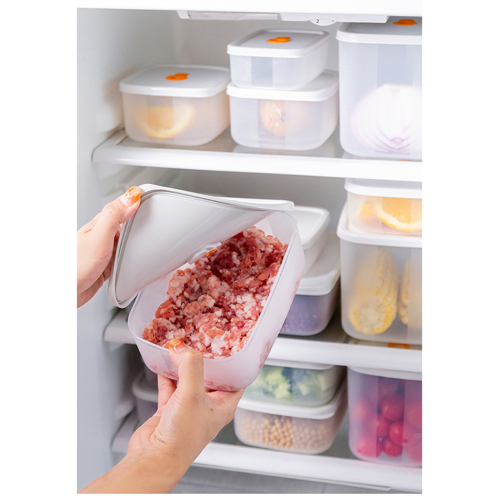 食物保鮮盒 帶濾網⚡️邦妮【台灣現貨】保鮮盒 密封保鮮盒 可微波 密封盒 冰箱收納盒 密封 保鮮 儲物罐 收納盒食物-細節圖8