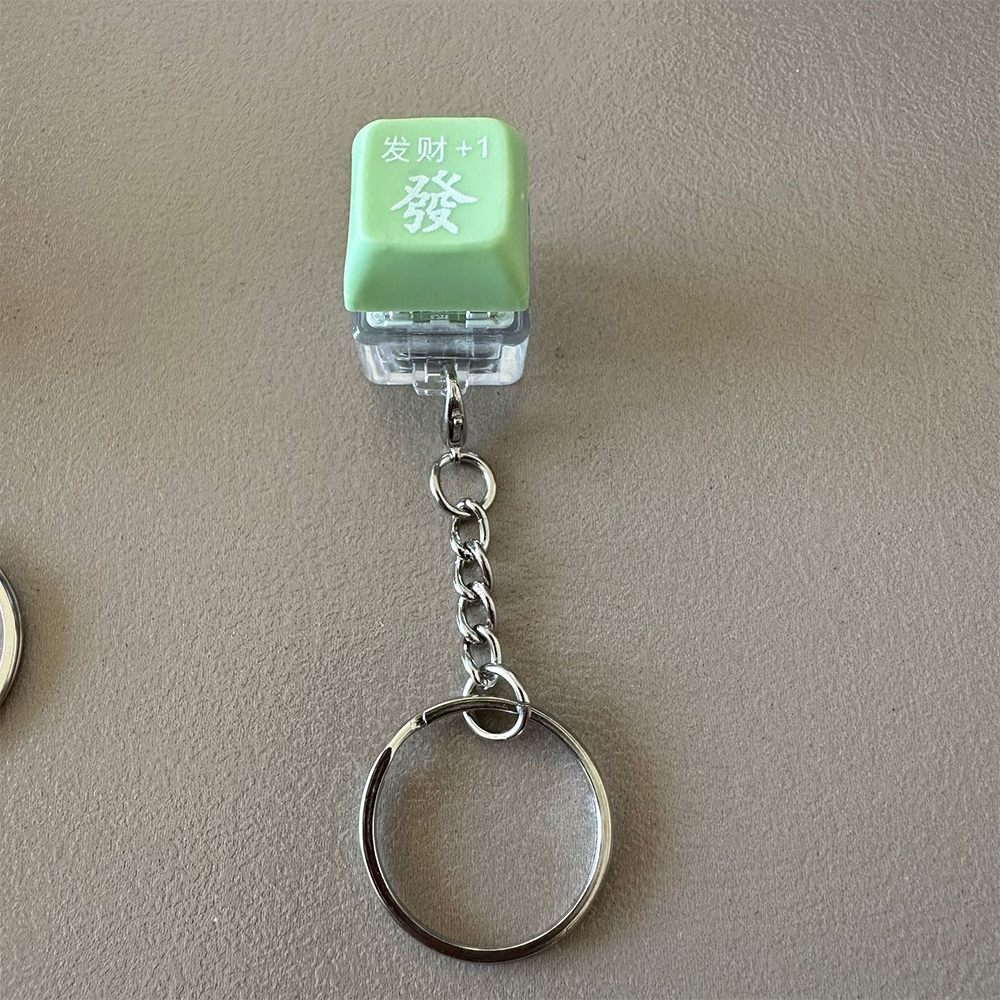 功德小木魚⚡️邦妮【台灣現貨】功德按鍵 功德按鈕 功德鑰匙圈 功德+1 解壓玩具多巴胺解壓按鈕小木魚解壓神器鎖匙圈-規格圖2