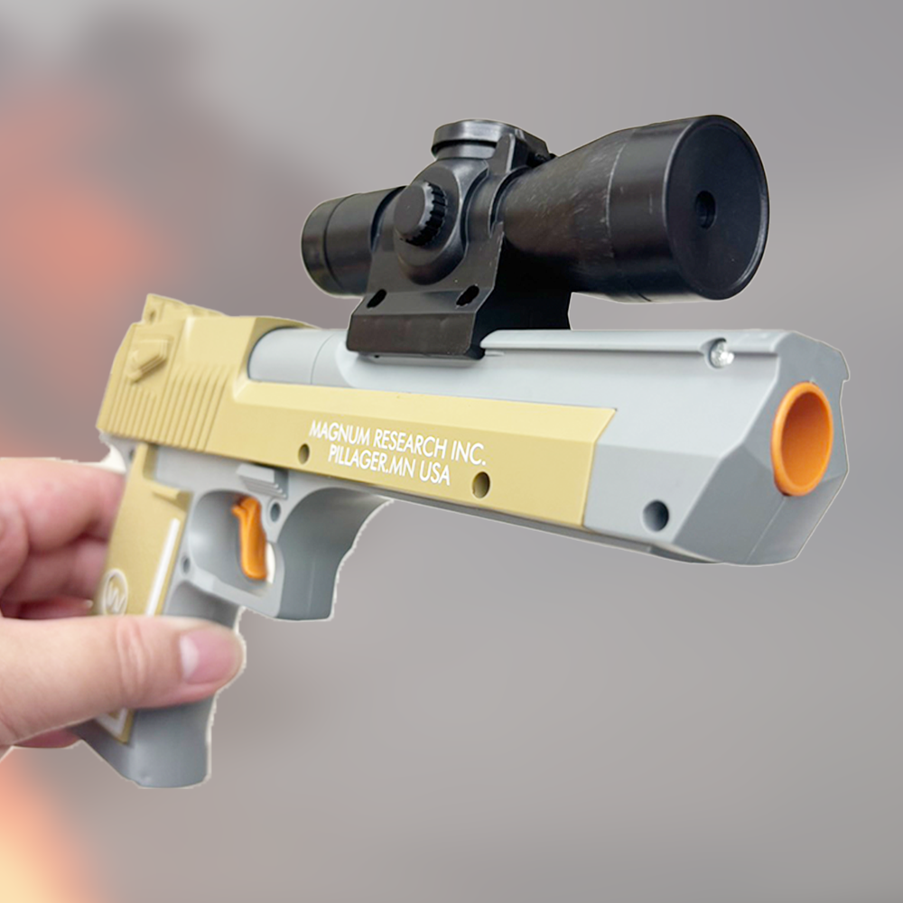 沙漠之鷹 EVA海綿軟彈發射器⚡️邦妮【現貨 檢驗合格】軟彈槍 安全玩具 BB發射 BB彈 安全手槍 玩具槍 拋殼槍-細節圖4