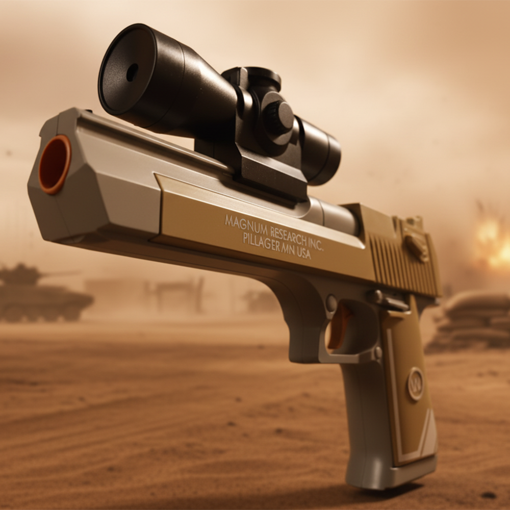 沙漠之鷹 EVA海綿軟彈發射器⚡️邦妮【現貨 檢驗合格】軟彈槍 安全玩具 BB發射 BB彈 安全手槍 玩具槍 拋殼槍-細節圖7