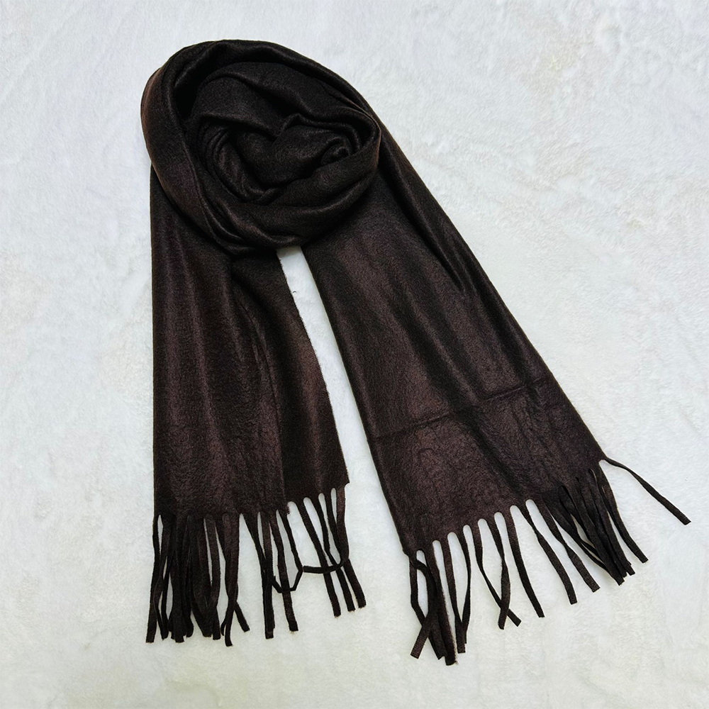 純色 仿羊絨圍巾 百搭 柔軟舒適⚡️邦妮【速出】日韓款 質感圍巾 兒童圍巾 保暖圍巾 男生圍巾 女生圍巾 仿羊絨-規格圖6