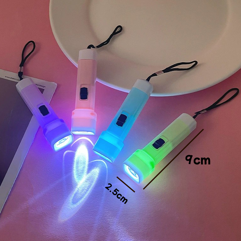 馬卡龍手電筒⚡️邦妮【現貨速出】手電筒 一次性手電筒 夜間照明 露營燈 應急停電 備用品 緊急備用 應急手電筒 可愛-細節圖2