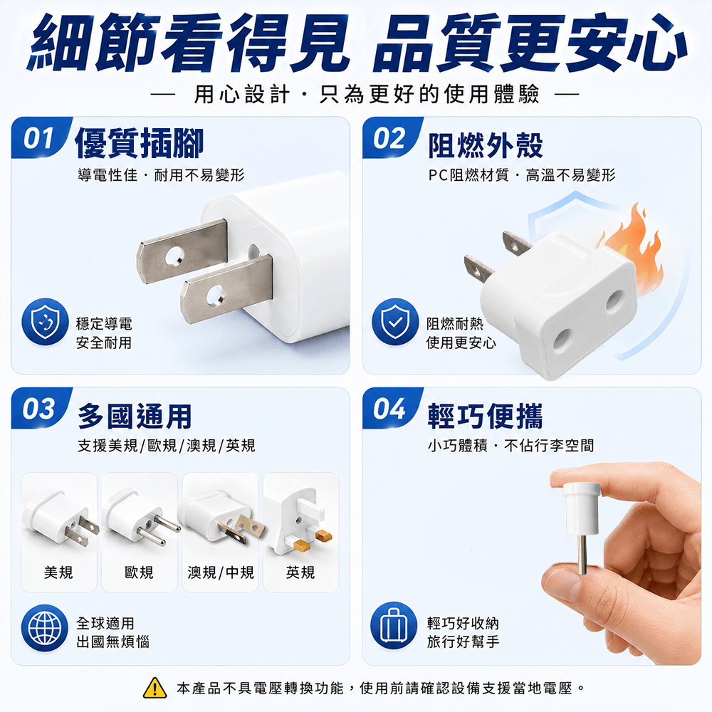 國際插頭轉接組⚡️邦妮【現貨速出】國際電源轉接插頭組 萬國旅行充 全球通用 旅行充電頭 旅行頭 萬用轉接頭 旅行轉接頭-細節圖4