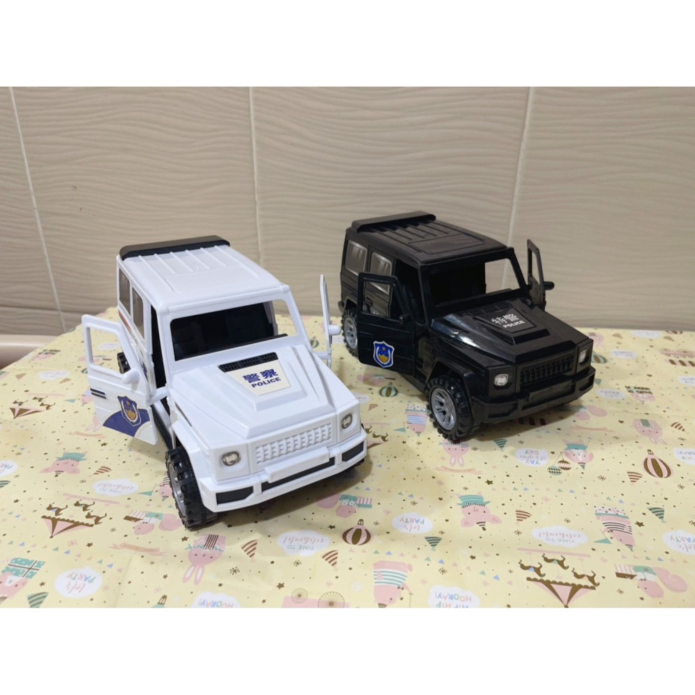 爆款大越野警車模型慣性滑行兒童工程車玩具四䮠耐摔 男孩禮物   ( 無盒子 )-細節圖4