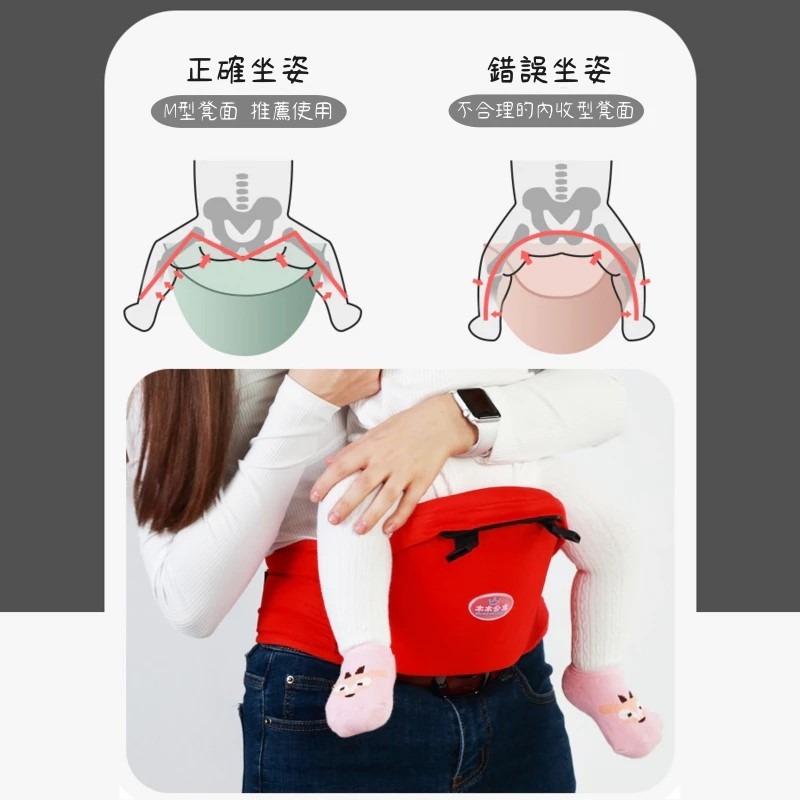 嬰幼兒多功能腰凳揹巾-細節圖5