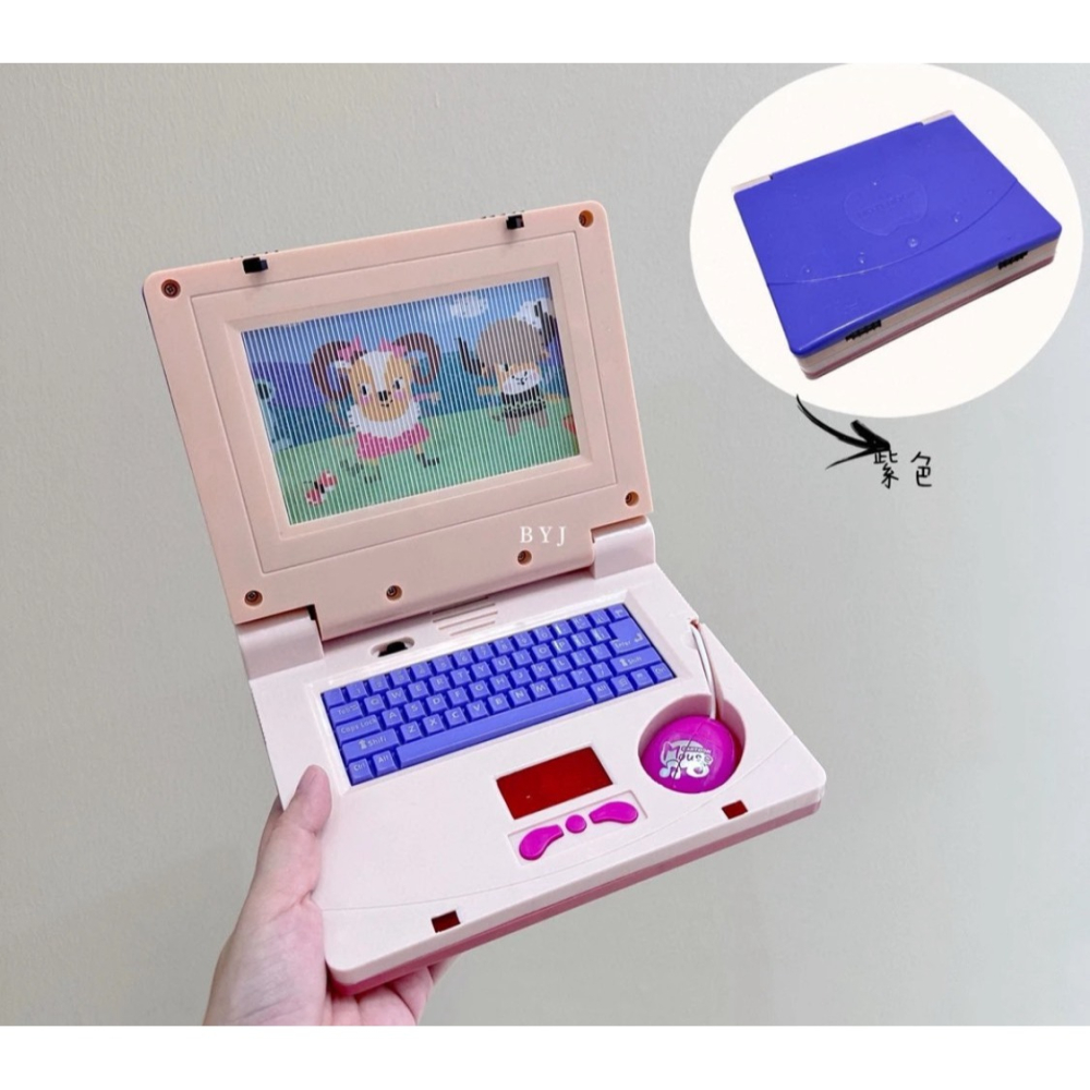 燈光滑鼠筆記本過家家動畫寶寶啟蒙玩具早教仿真嬰兒益智音樂-細節圖6