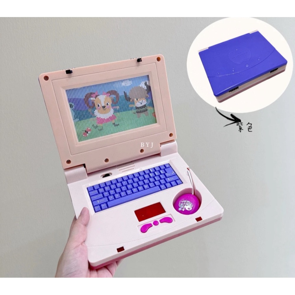 燈光滑鼠筆記本過家家動畫寶寶啟蒙玩具早教仿真嬰兒益智音樂-規格圖6