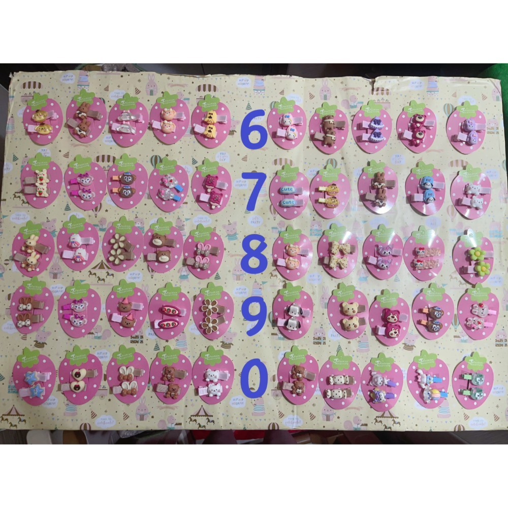 嬰幼兒 小髮夾 一卡一支 = 10卡 1個價-規格圖1