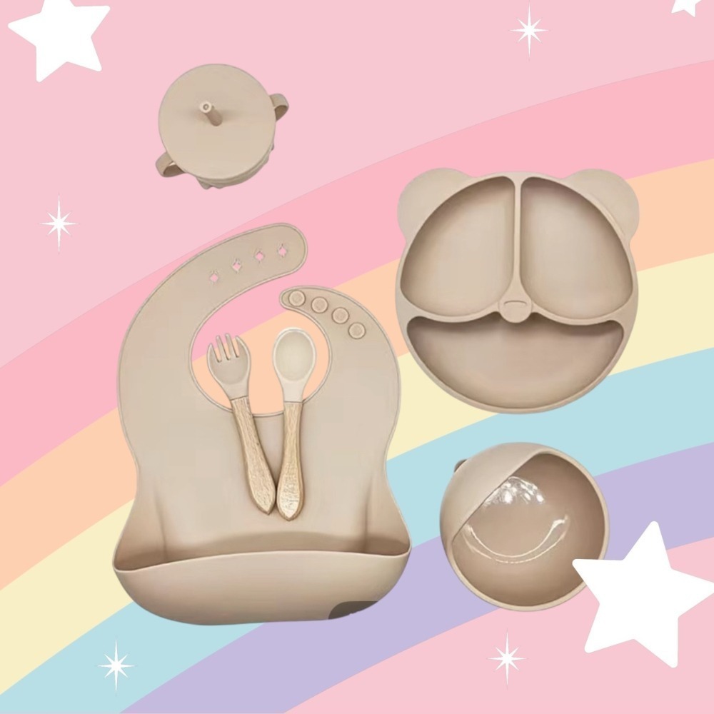 Hi Peggy 兒童矽膠副食品 餐具六件套-細節圖4