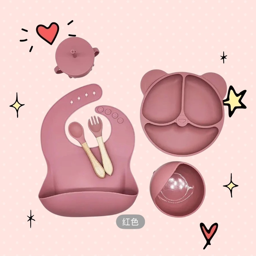 Hi Peggy 兒童矽膠副食品 餐具六件套-規格圖5