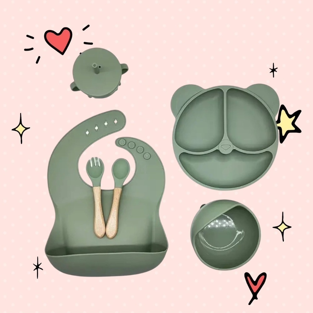 Hi Peggy 兒童矽膠副食品 餐具六件套-規格圖5