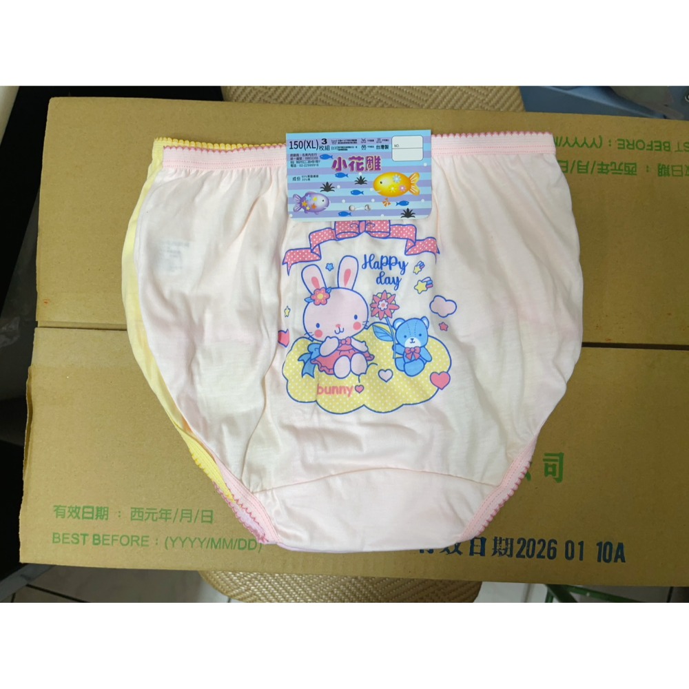 女童內褲 3件入-規格圖3