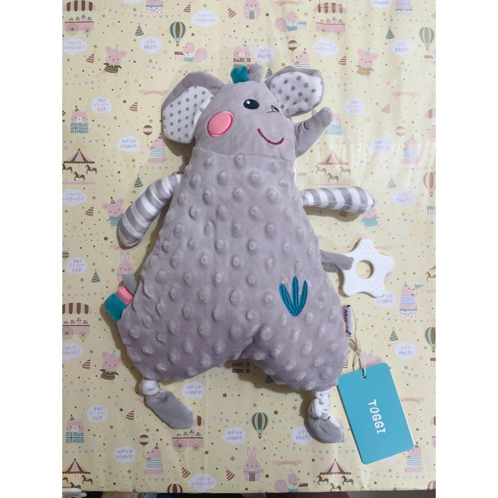 安撫荳荳玩偶 安撫巾嬰兒可入口帶有固齒器-規格圖7