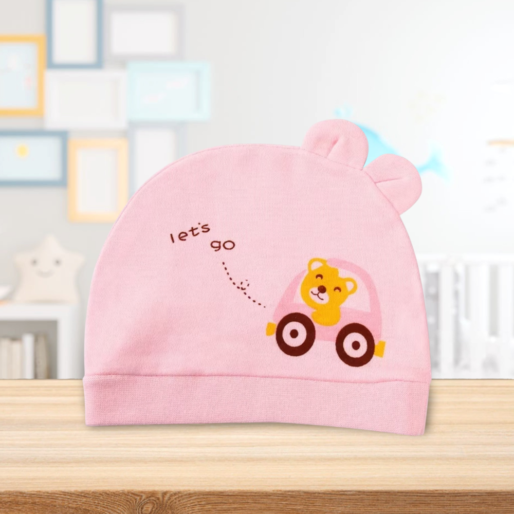 新生兒👶車車ㄅㄨㄅㄨ胎帽 一年四季 都能用-細節圖3