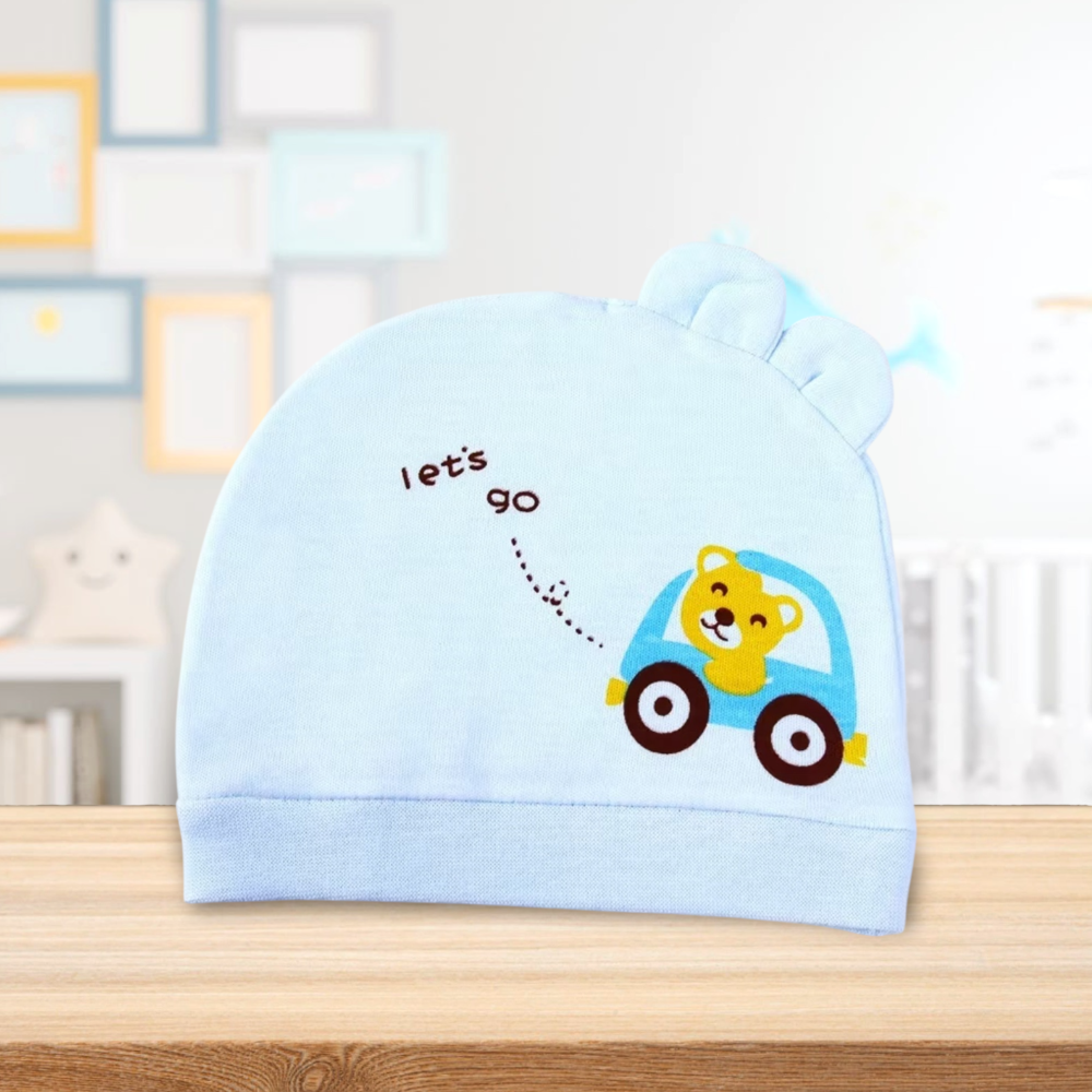 新生兒👶車車ㄅㄨㄅㄨ胎帽 一年四季 都能用-規格圖3