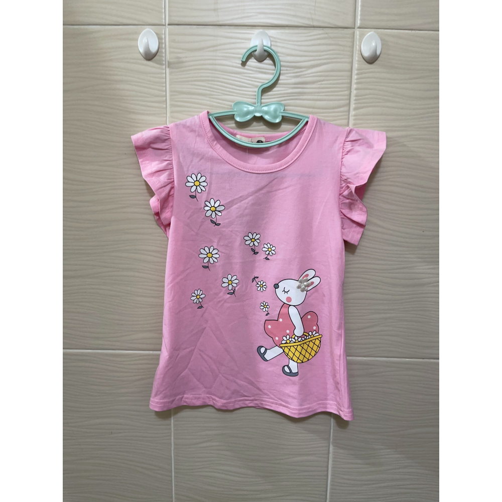 女童荷葉短袖上衣-細節圖2