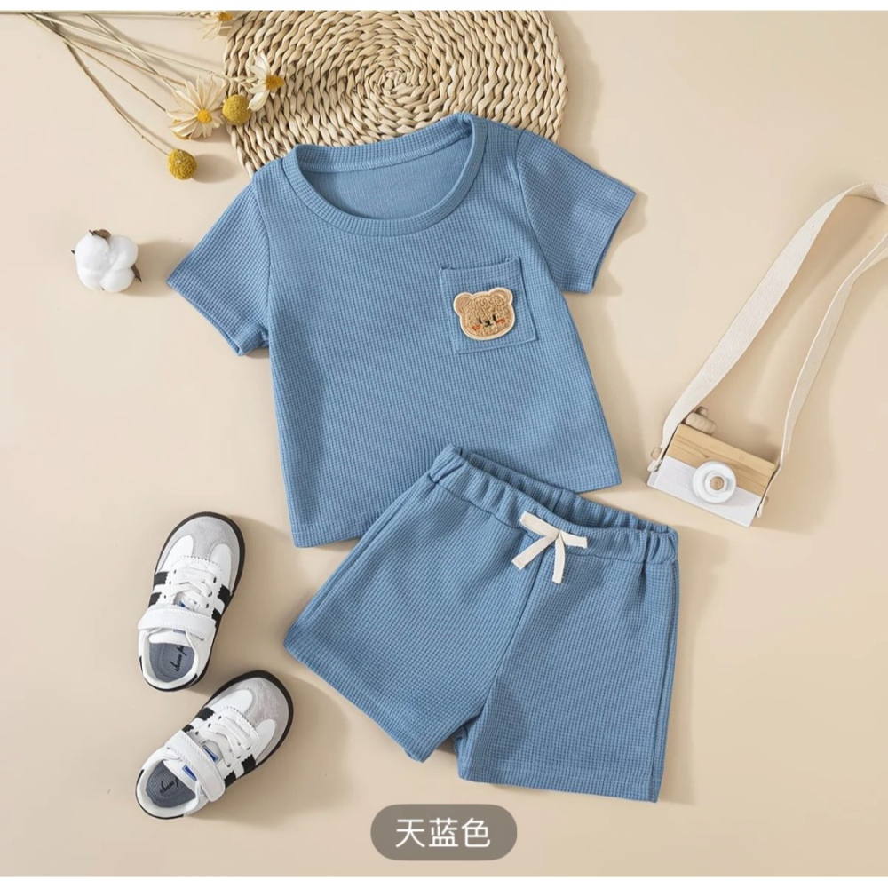 嬰幼兒 夏天短袖 套裝-細節圖3