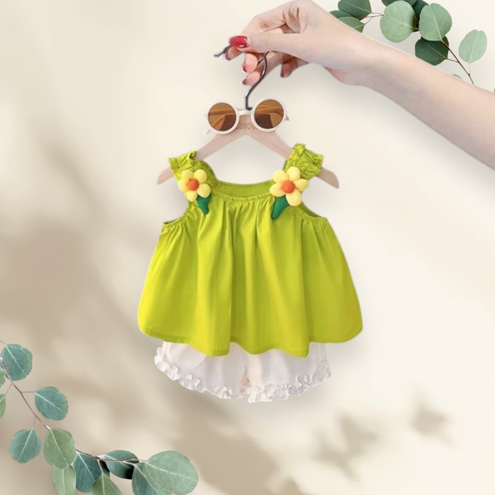 嬰幼兒 無袖套裝  二件套-細節圖4