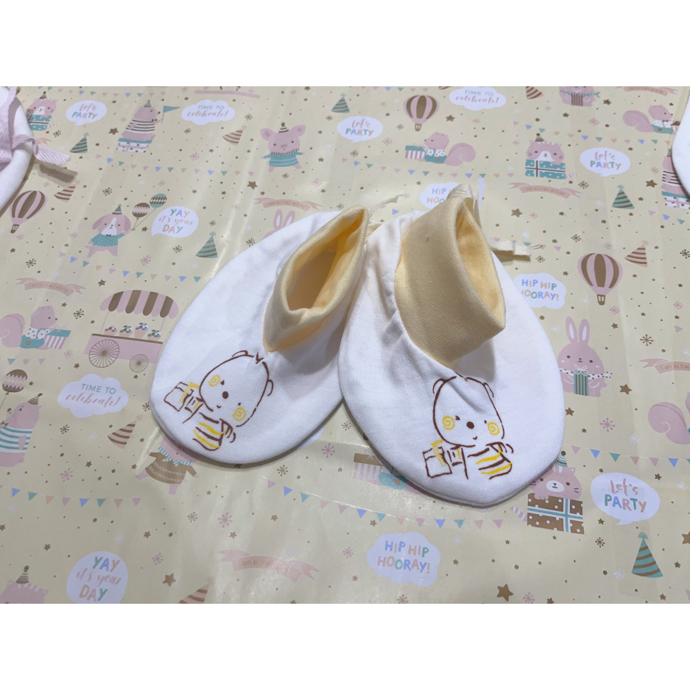 嬰幼兒 豎口可綁帶襪套 不易脫落-細節圖2