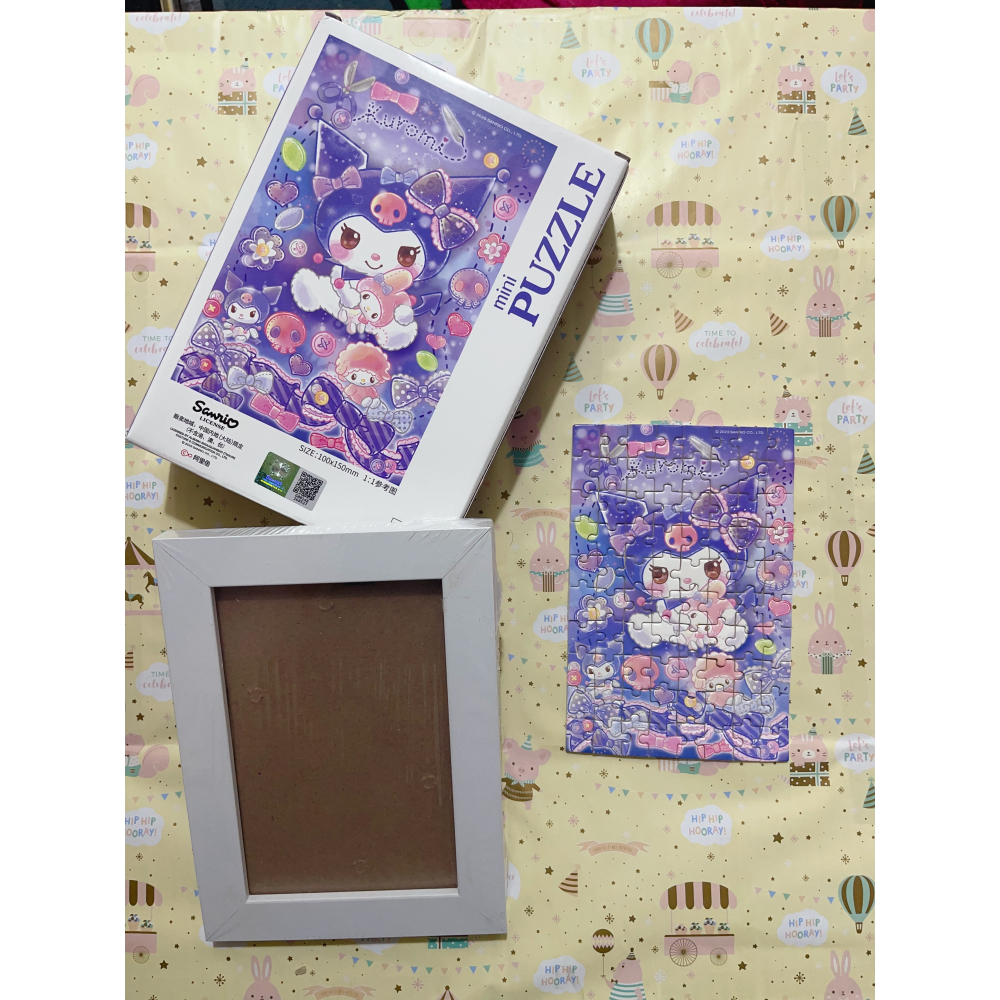 兒童 酷洛米 木製相框拼圖  80片-細節圖2