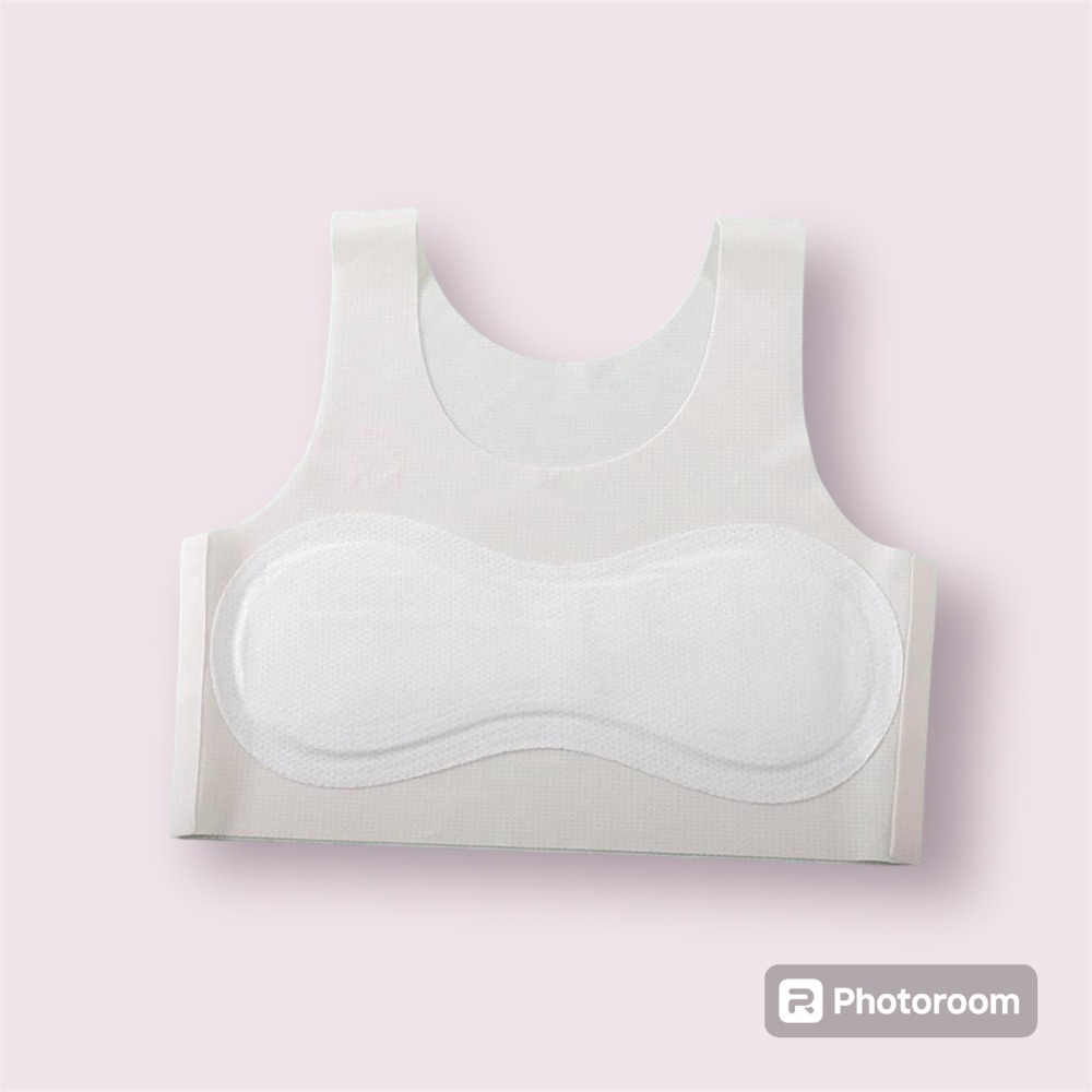 女童內衣 抹胸防凸點 小學生發育期 無痕冰絲 夏季透氣 薄款舒適 少女文胸 貼身韓版-細節圖3