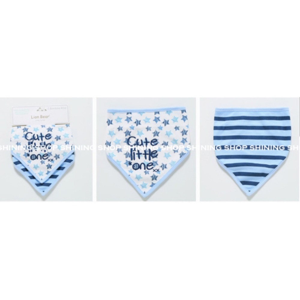 新生兒👶嬰幼兒 兩件組 純棉圍兜兜   一組2條-細節圖5