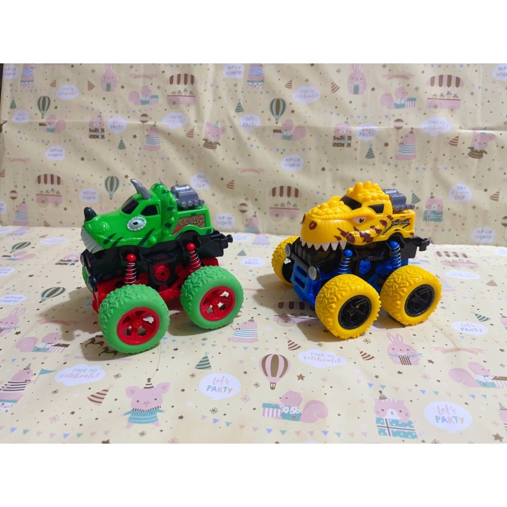 兒童雙慣性玩具仿真工程軍事消防環衛車隊特技旋轉四驅越野車 360度翻轉-細節圖4