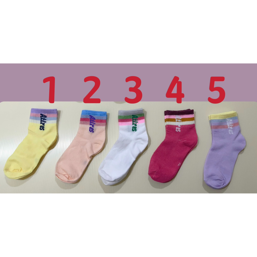 女童襪子 中筒襪百搭款-細節圖3