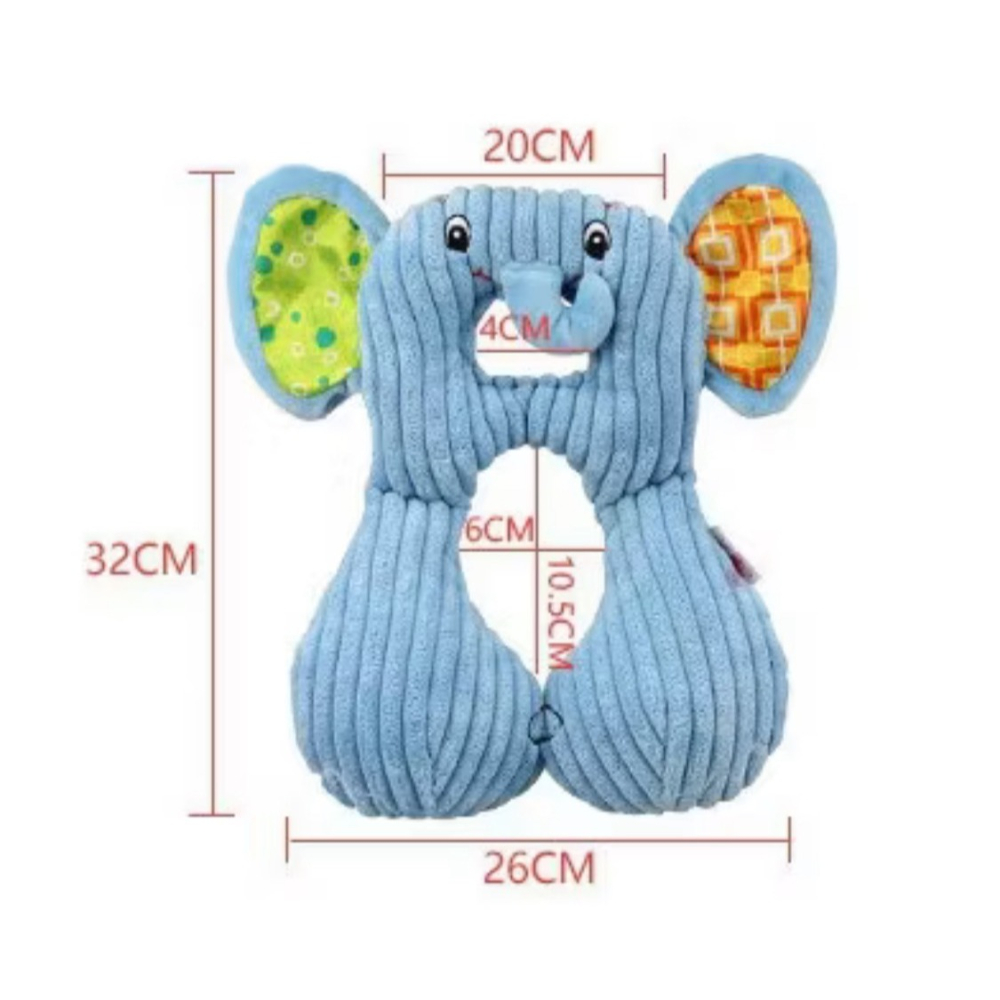 0-6歲 兒童護頸枕 U型枕頭 旅行枕 兒童汽車安全座椅枕  U型旅行護頸枕 嬰兒枕頭-細節圖2