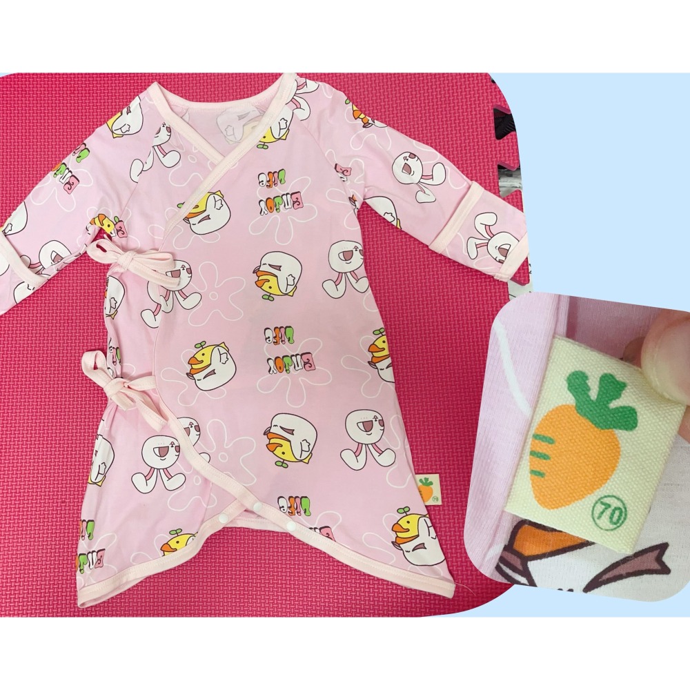 新生兒👶 寶寶長袖蝴蝶衣款 ( 有無包袖款 )-細節圖4