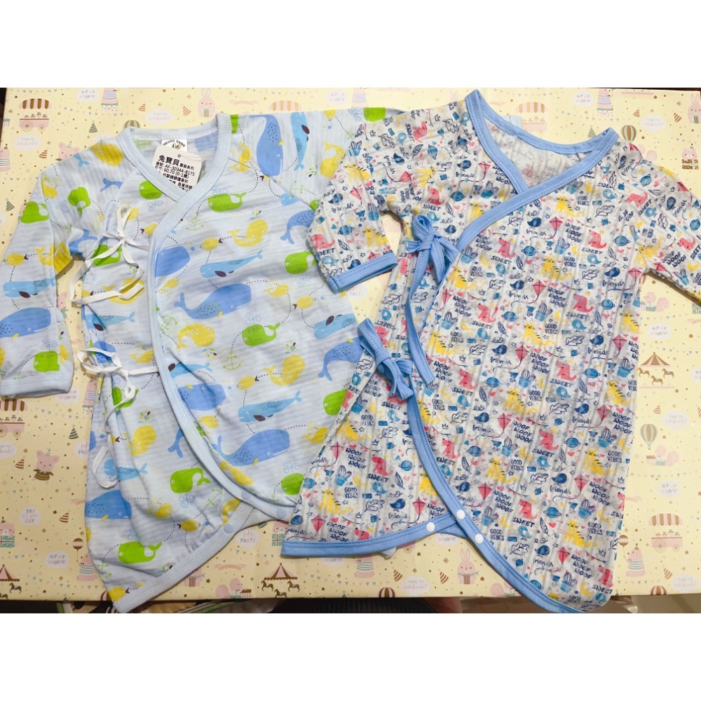 新生兒👶 寶寶長袖蝴蝶衣款 ( 有無包袖款 )-規格圖5