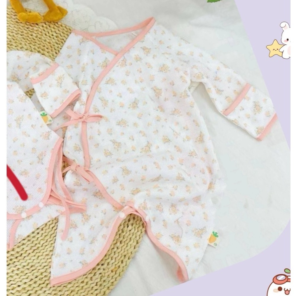 新生兒👶嬰幼兒 男女寶寶長袖蝴蝶衣  ( 包手款 )-細節圖2