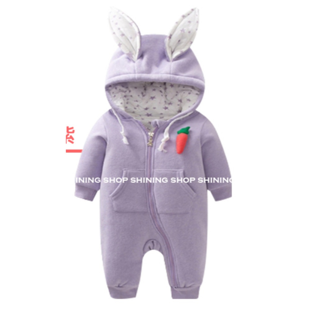 嬰幼兒👶 女寶寶加厚連身爬服-細節圖2