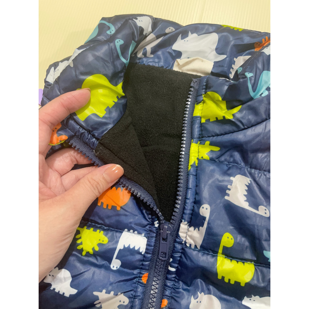 版迷彩恐龍背心 秋冬款 兒童背心-細節圖2