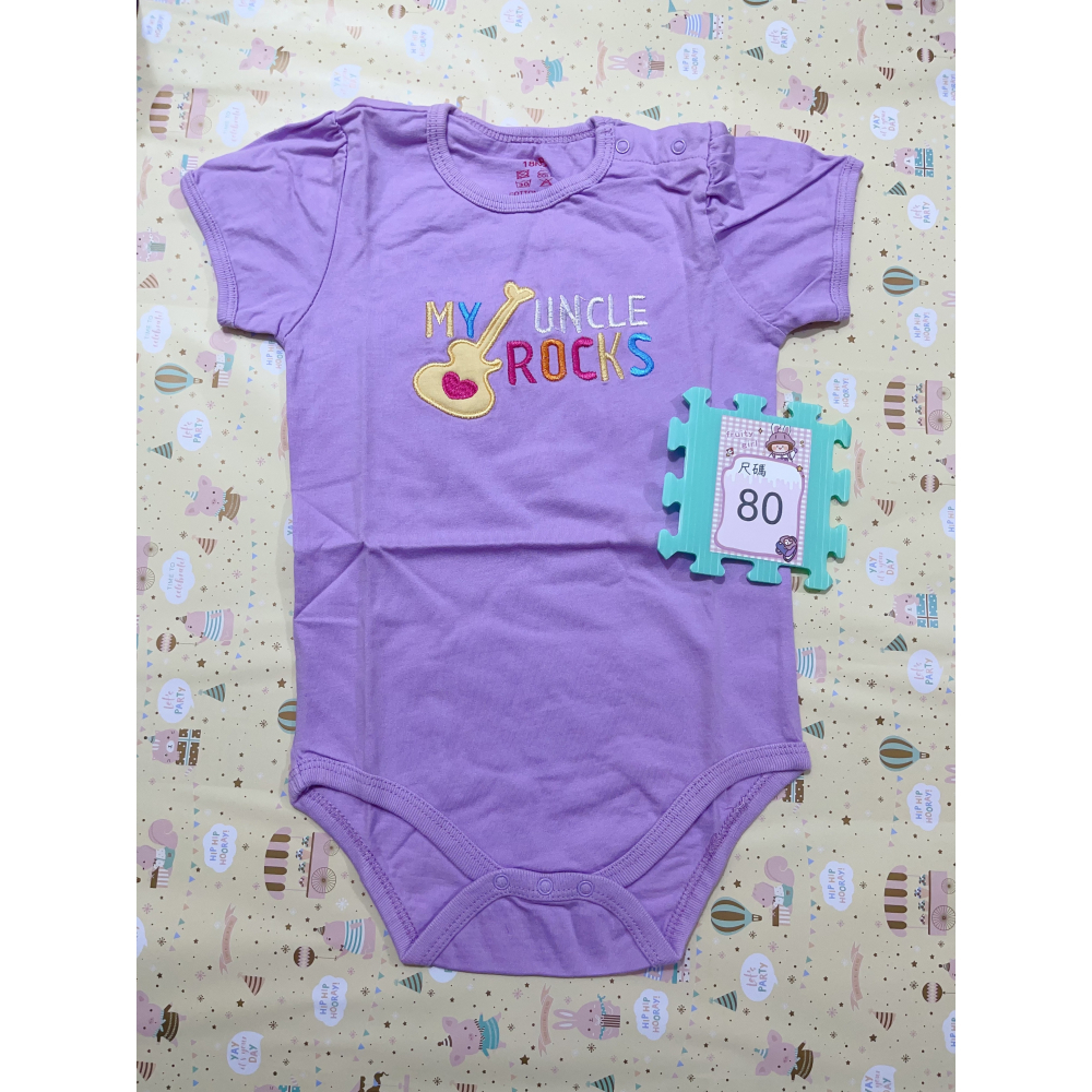 👶嬰幼兒👶 男女寶寶 短袖包屁衣-細節圖3