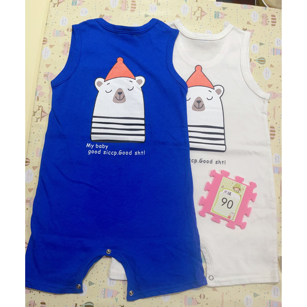 👶嬰幼兒 👶 男女童 無袖爬服-細節圖2