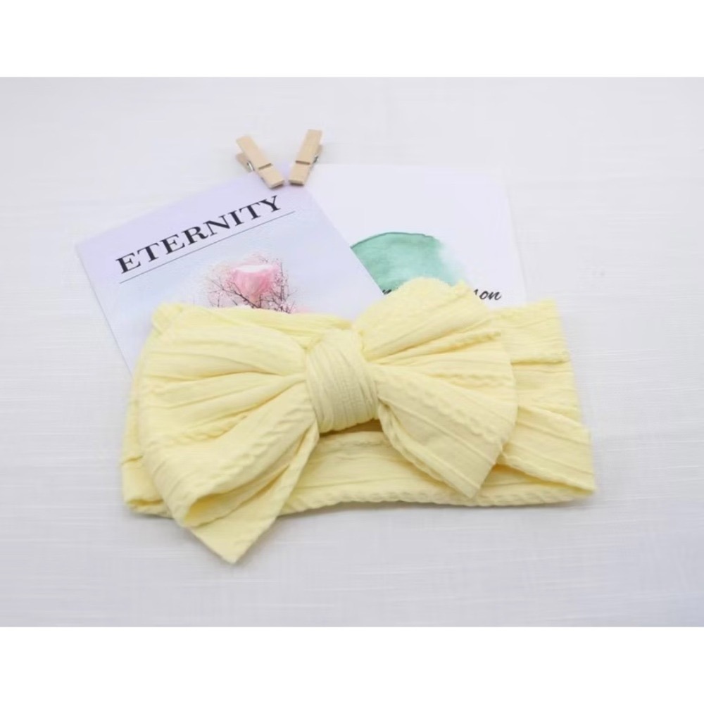 新生兒👶嬰幼兒 女寶寶 大蝴蝶 髮帶 🎀-規格圖6